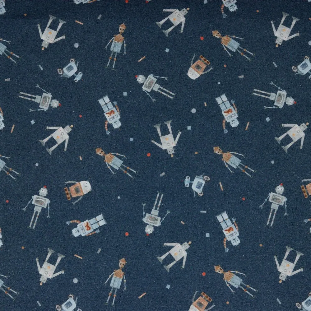 100% Cotton Print - Robots