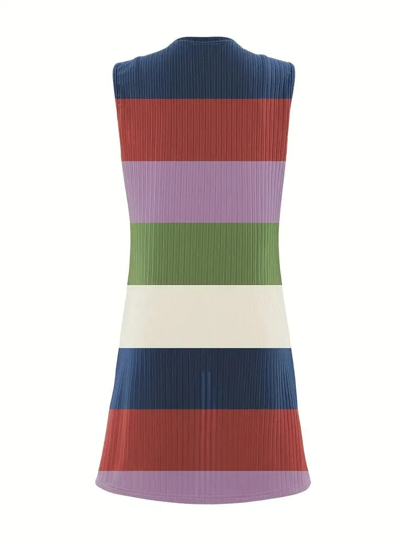 3-Piece Outfit with Vest, Top, and Shorts