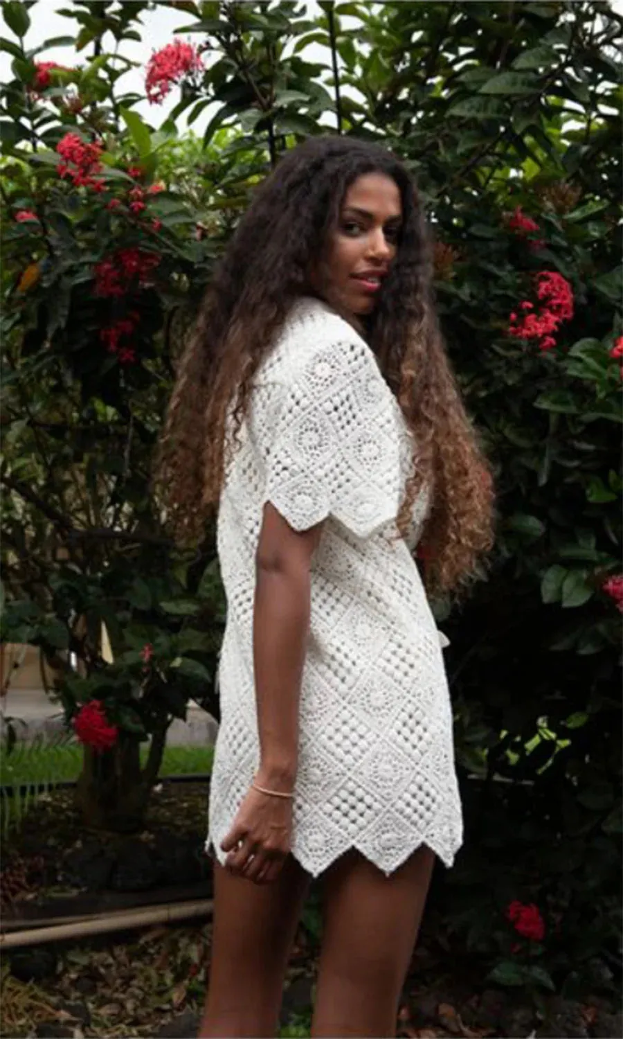 Aries Mini Dress – Creme