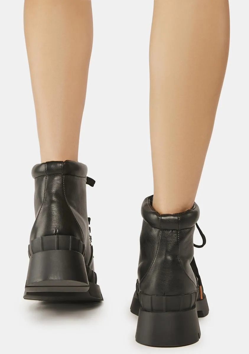 Black Hike There Winter Boots