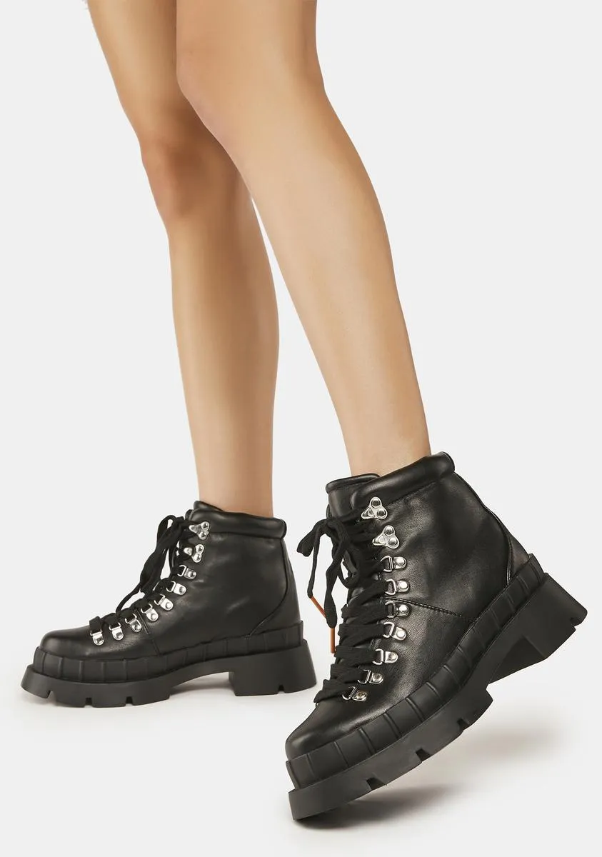 Black Hike There Winter Boots
