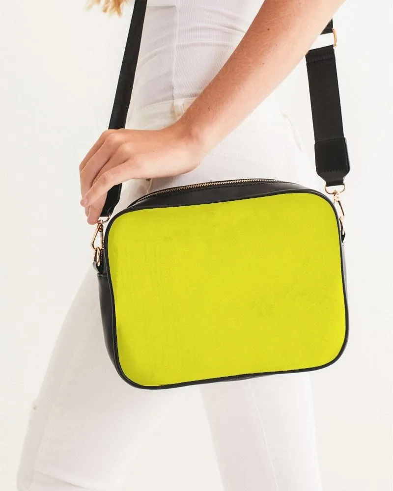 Bright Green Yellow Crossbody Bag | Bright Pure Green Yellow | C12M0Y100K0