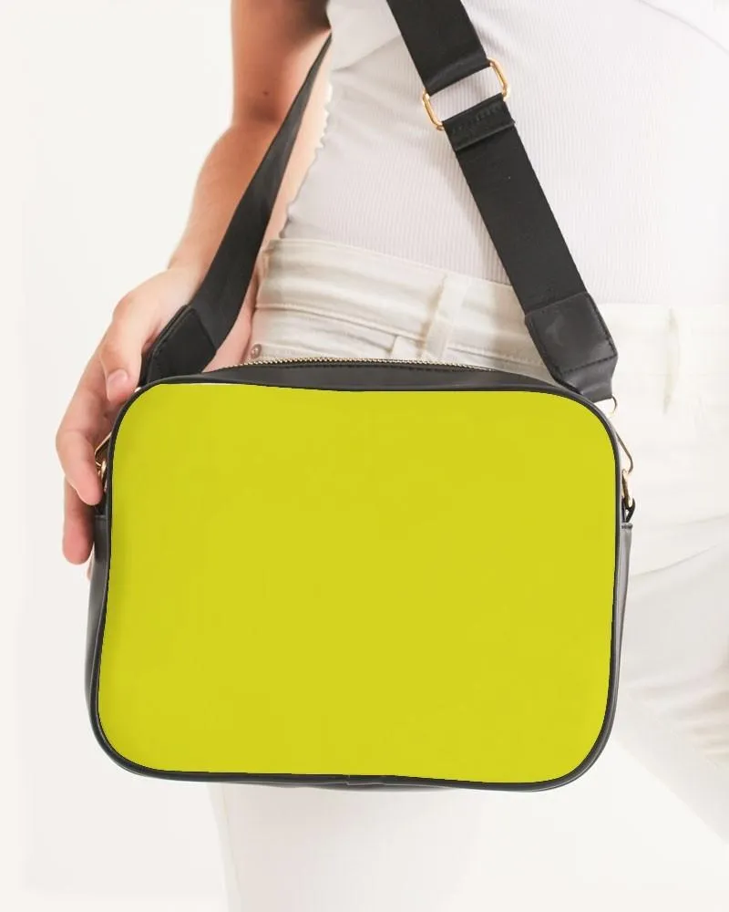 Bright Green Yellow Crossbody Bag | Bright Pure Green Yellow | C12M0Y100K0