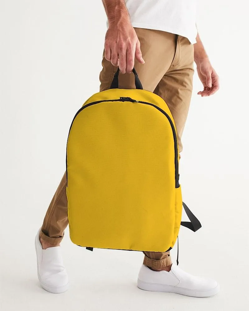 Bright Orange Yellow Waterproof Backpack | Bright Pure Orange Yellow | C0M25Y100K0