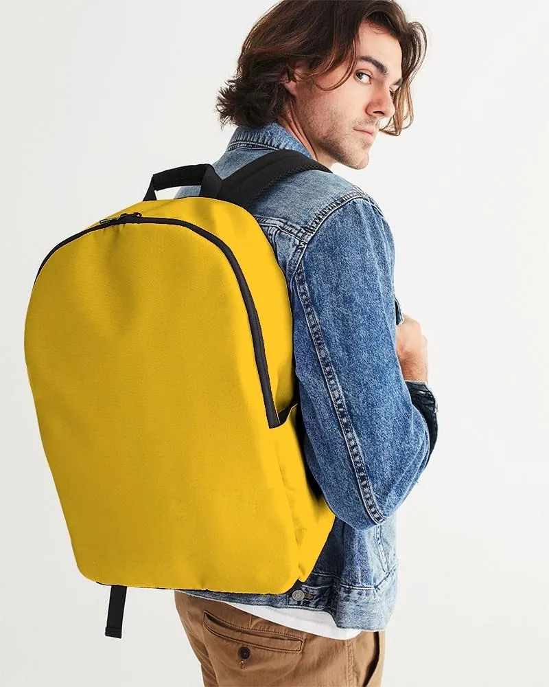 Bright Orange Yellow Waterproof Backpack | Bright Pure Orange Yellow | C0M25Y100K0