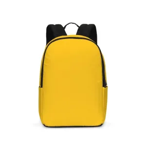 Bright Orange Yellow Waterproof Backpack | Bright Pure Orange Yellow | C0M25Y100K0
