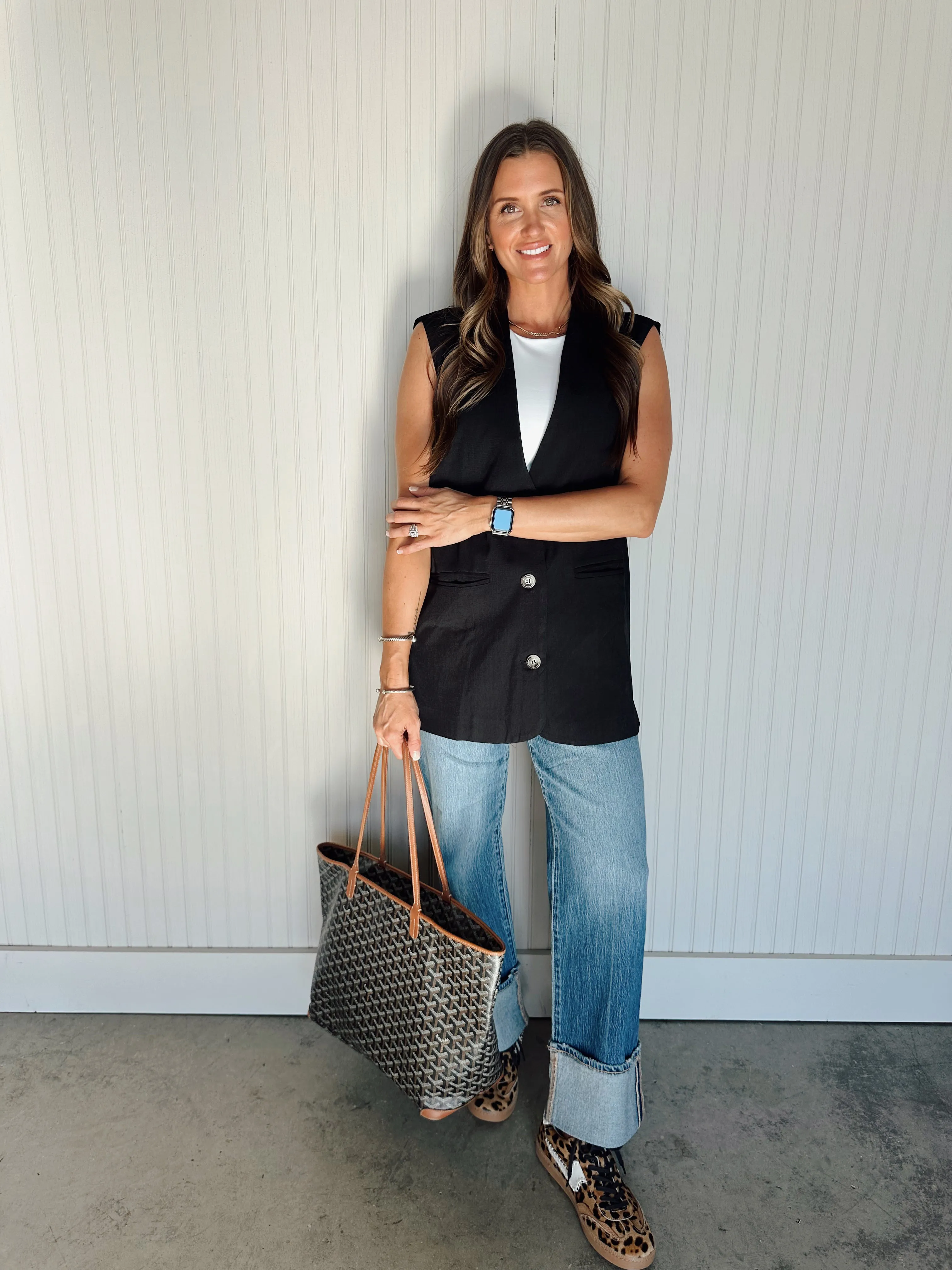 Clara Oversized Sleeveless Vest