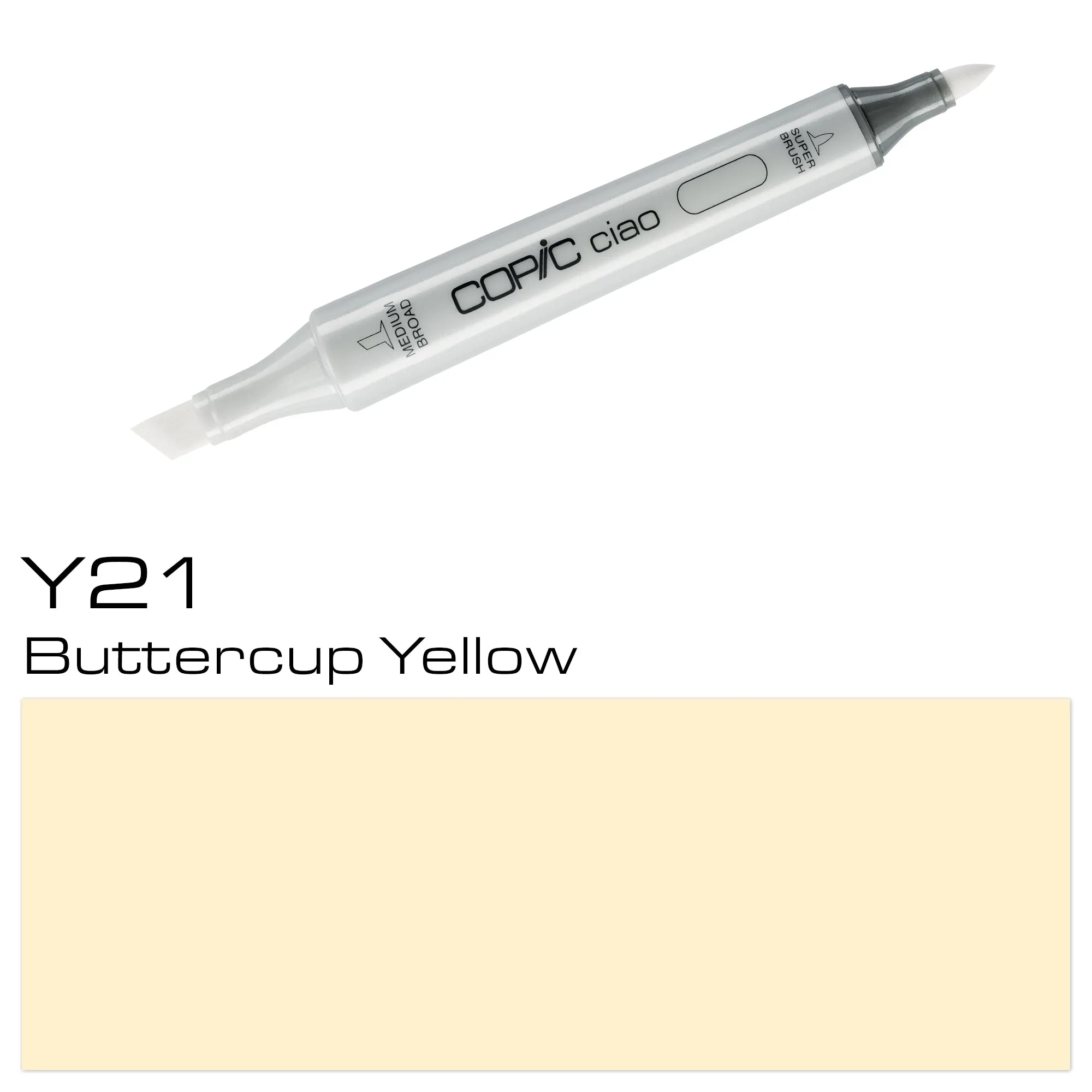 Copic Ciao Marker Y 21 Buttercup Yellow