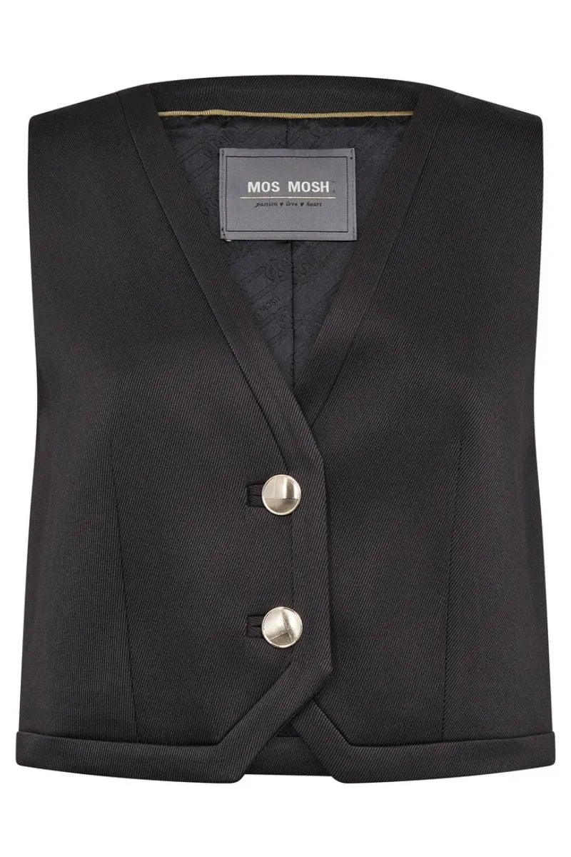 Elis Wimo Vest | Black | Blazer fra Mos Mosh