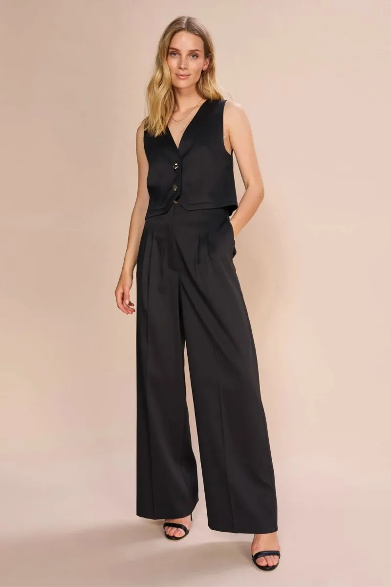 Elis Wimo Vest | Black | Blazer fra Mos Mosh