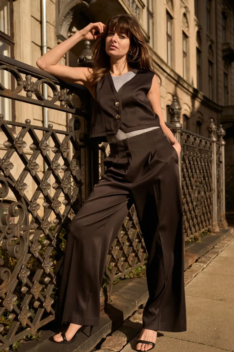 Elis Wimo Vest | Black | Blazer fra Mos Mosh