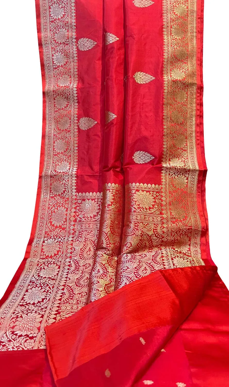 Exquisite Pink Banarasi Handloom Silk Saree