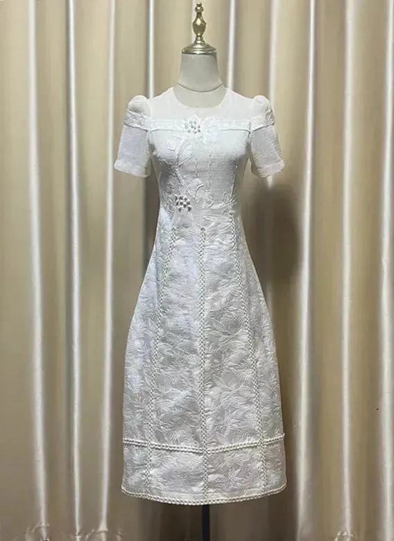 Fairy Style Embroidered Flower Dress