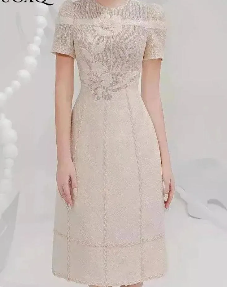 Fairy Style Embroidered Flower Dress
