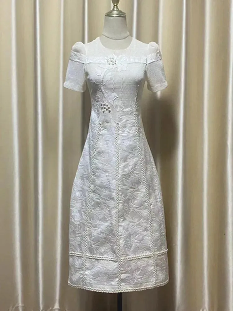 Fairy Style Embroidered Flower Dress