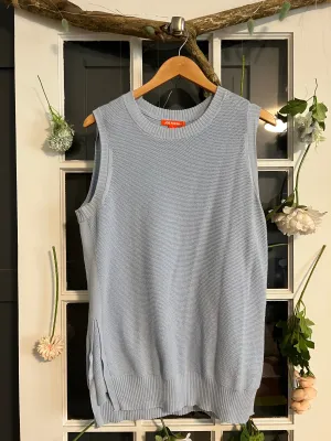 Light Blue Sweater Vest 1X