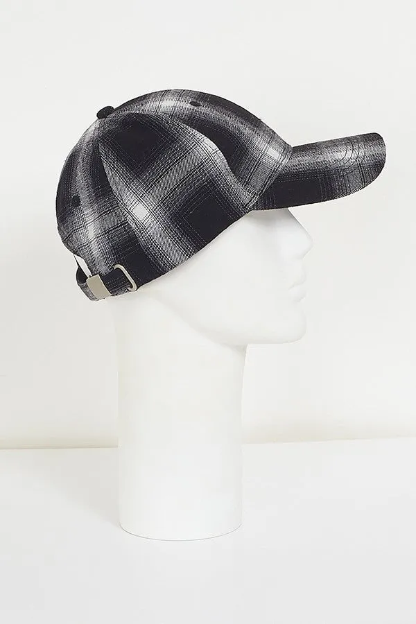 MONOCROME CHECKED CAP
