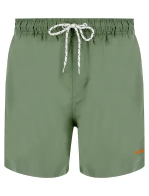 Namaste 3 Classic Swim Shorts in Sea Spray Green - Tokyo Laundry