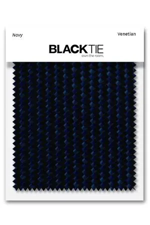 Navy Venetian Fabric Swatch