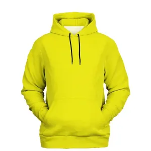 Neon Yellow Hoodie | Unisex | with PLUS sizes | Bright Pure Green Yellow | C12M0Y100K0