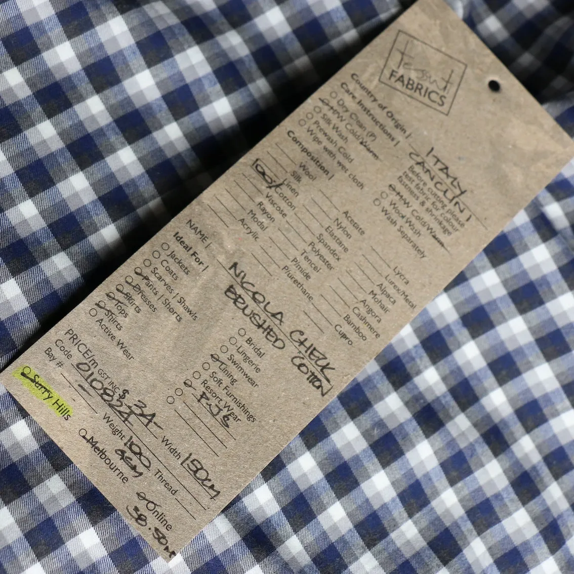 Nicola Check Brushed Cotton Check