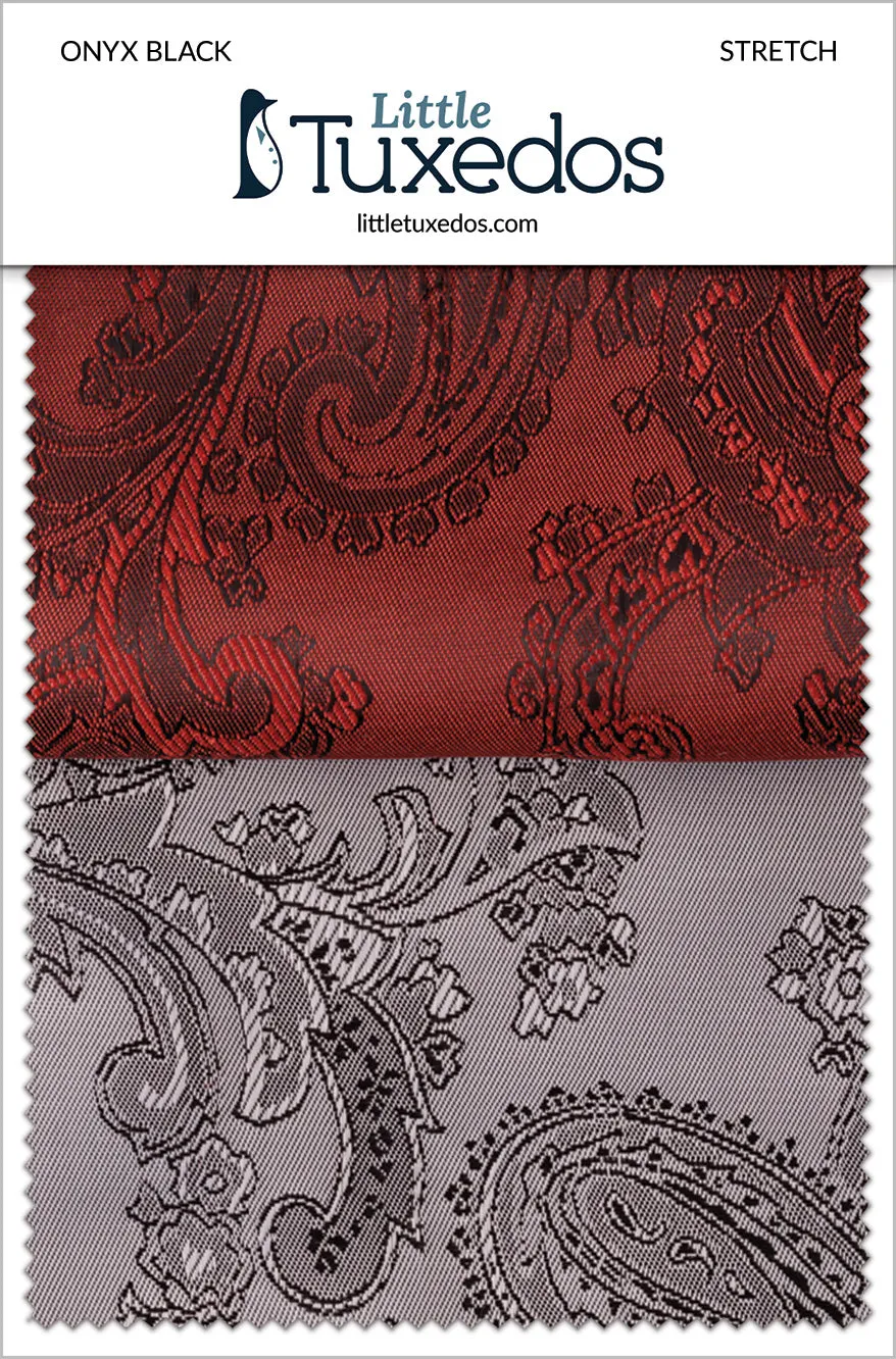 Onyx Black Stretch Fabric Swatch