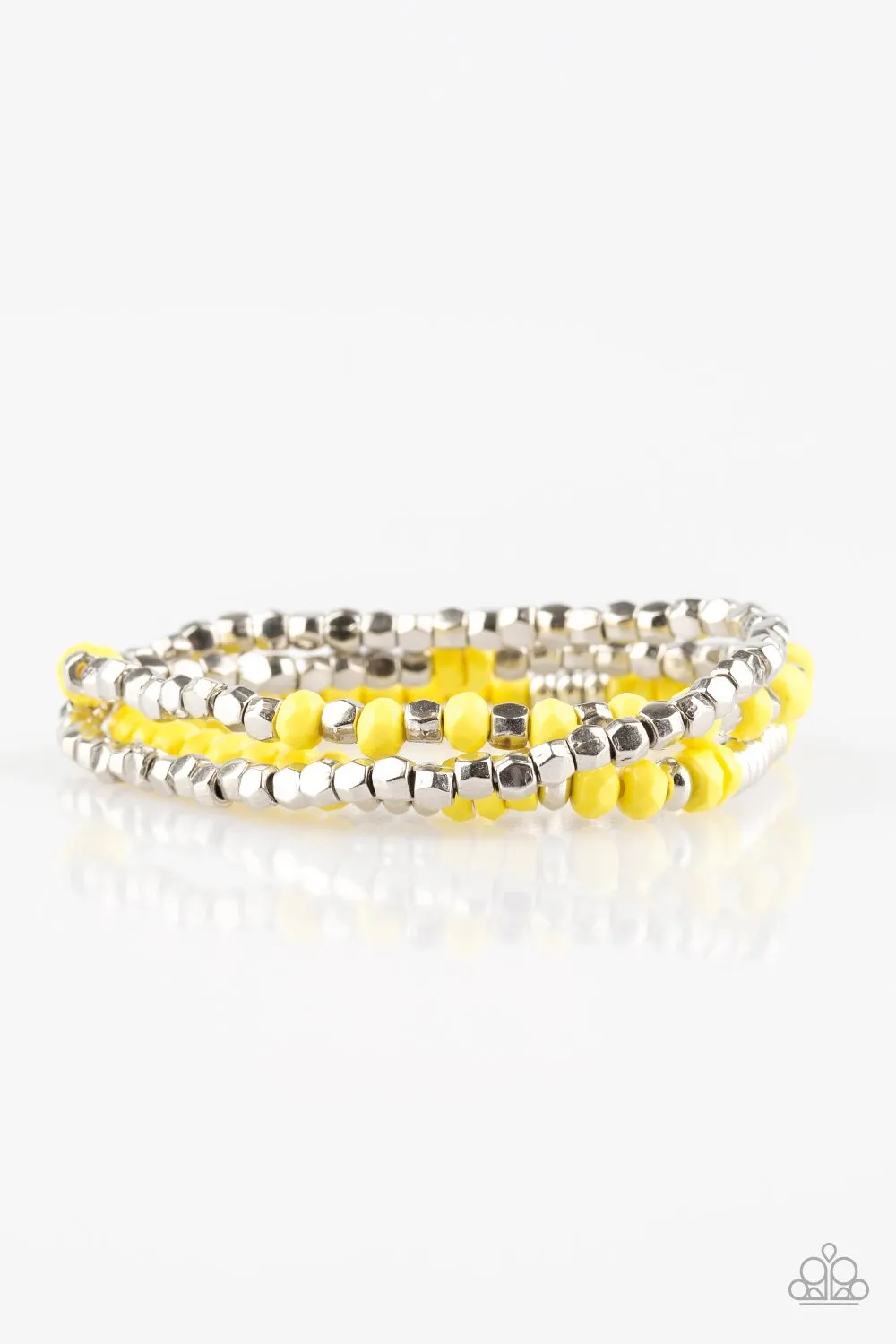 Paparazzi Bracelet ~ Very Vivacious - Yellow