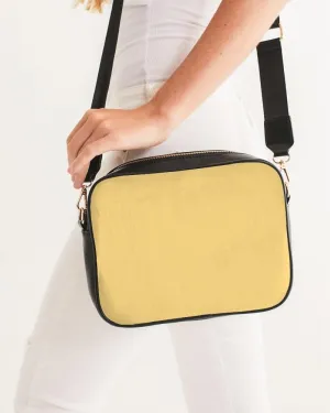 Pastel Orange Yellow Crossbody Bag | Bright Pastel Orange Yellow | C0M15Y60K0