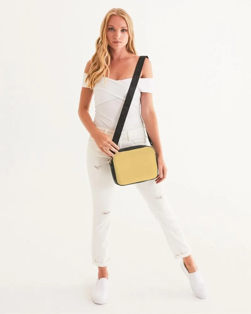 Pastel Orange Yellow Crossbody Bag | Bright Pastel Orange Yellow | C0M15Y60K0