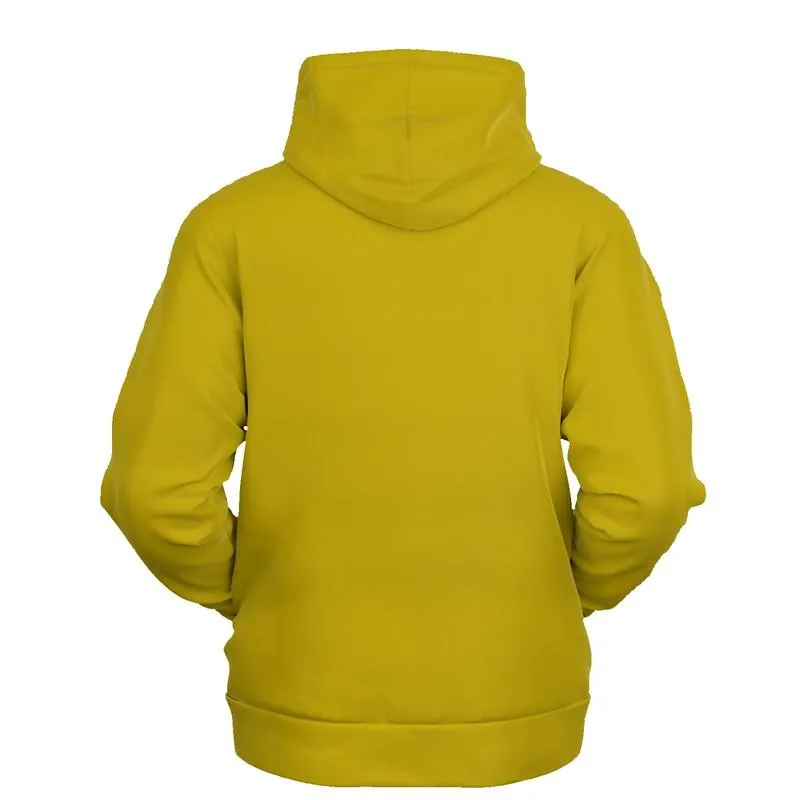 Plain Yellow Hoodie | Unisex | with PLUS sizes | C0M12Y100K30