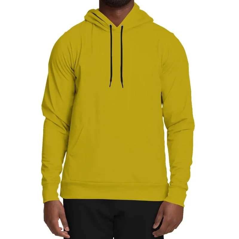 Plain Yellow Hoodie | Unisex | with PLUS sizes | C0M12Y100K30