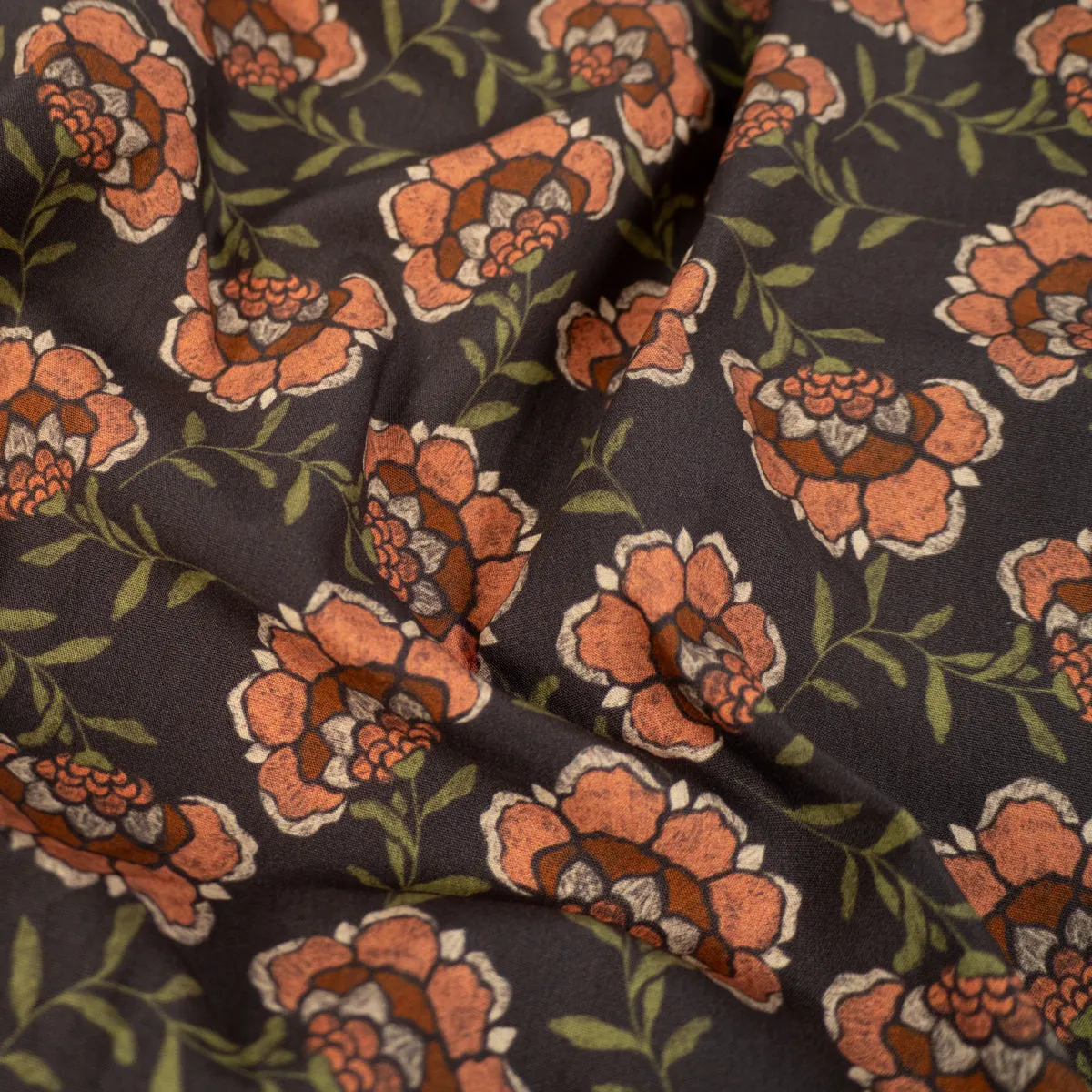 Poplin - ikatee® - Pétra - Charcoal