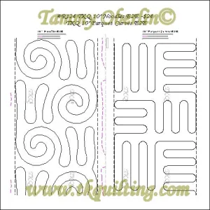 R124 10" Noodles E2E & 10" Parquet Curves E2E