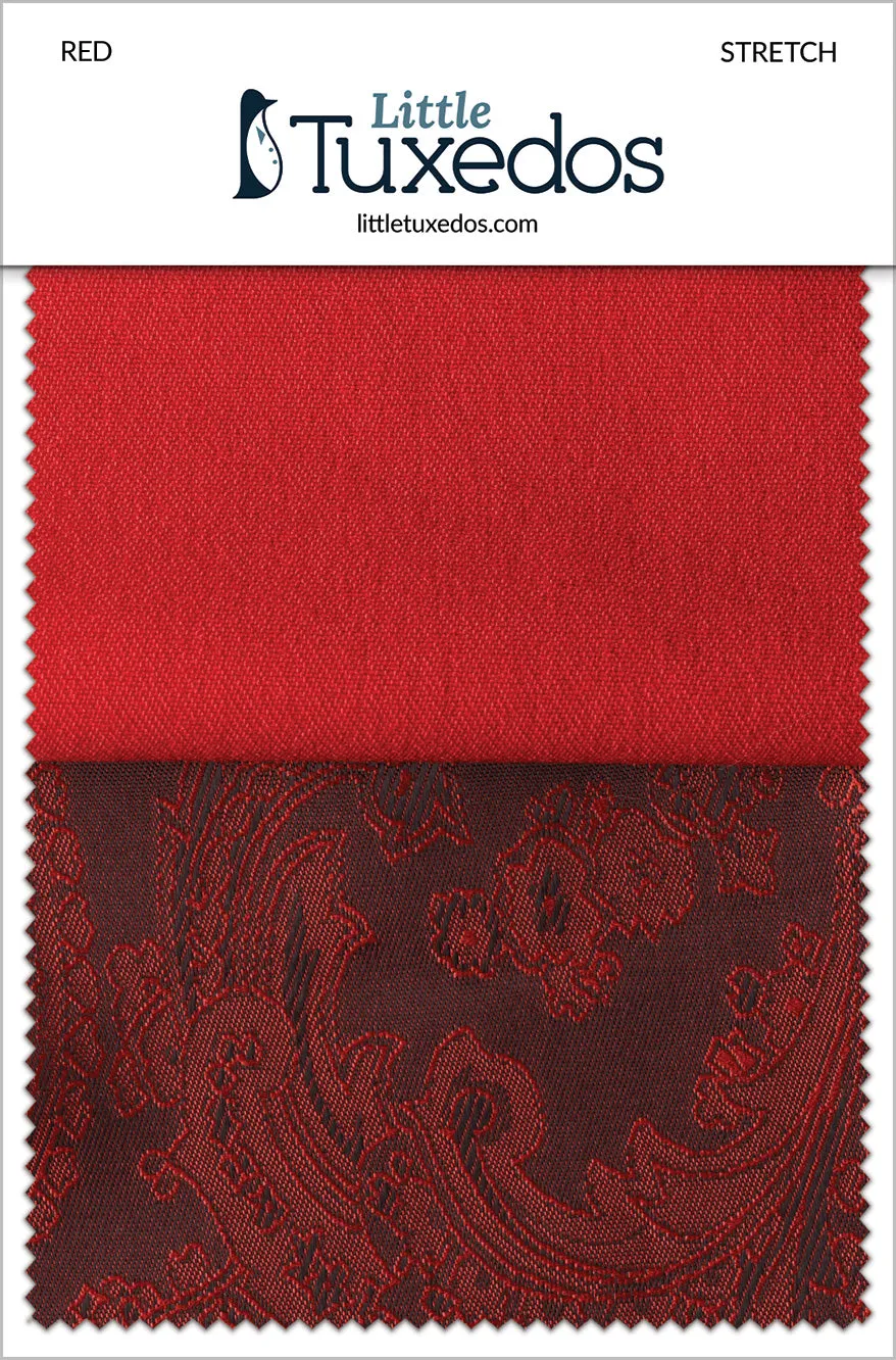 Red Stretch Fabric Swatch