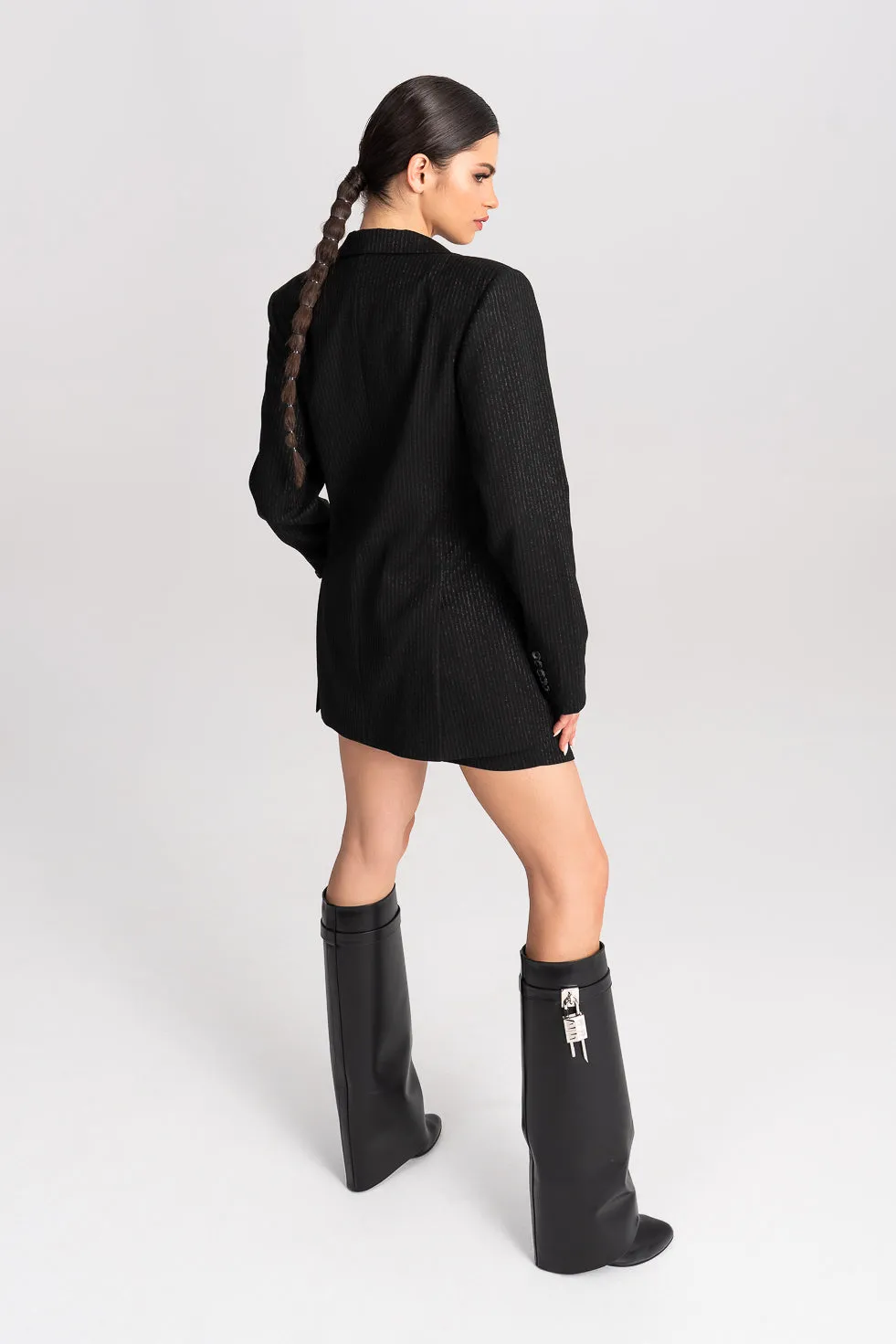 'Remi' Convertible Belted Cotton Blazer