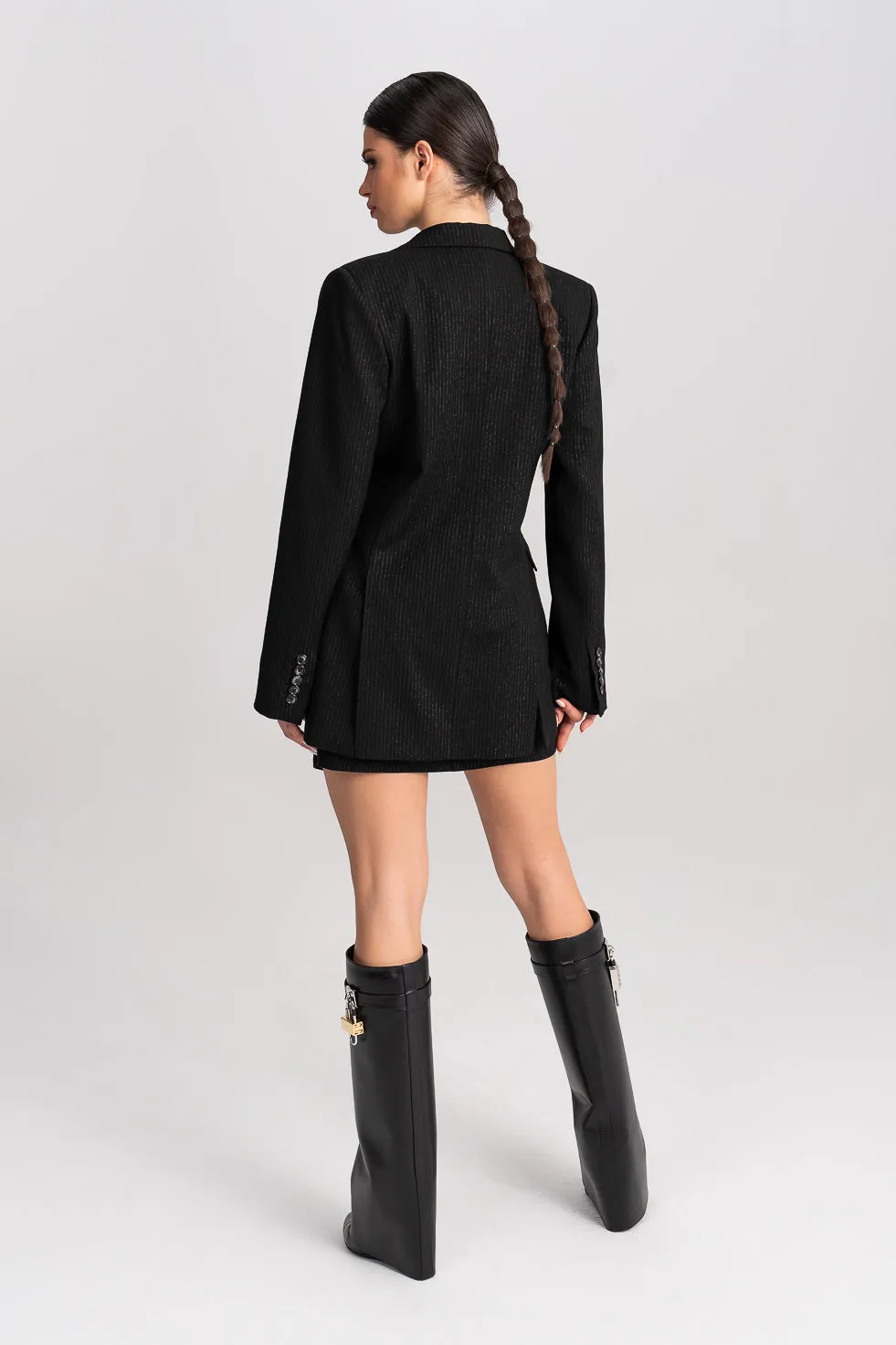 'Remi' Convertible Belted Cotton Blazer