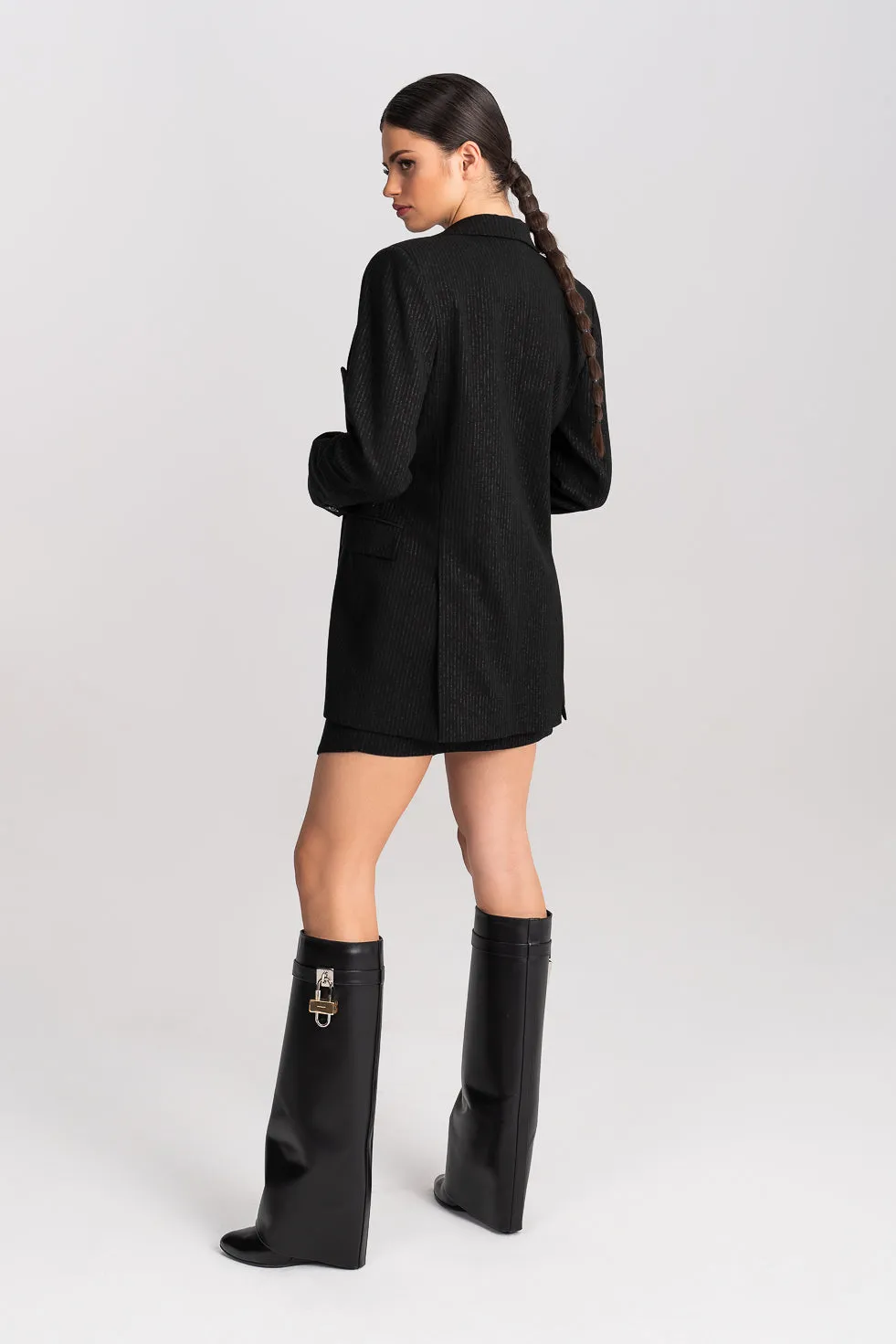 'Remi' Convertible Belted Cotton Blazer