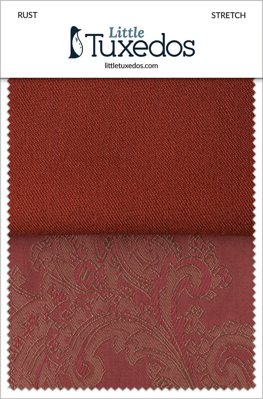 Rust Stretch Fabric Swatch