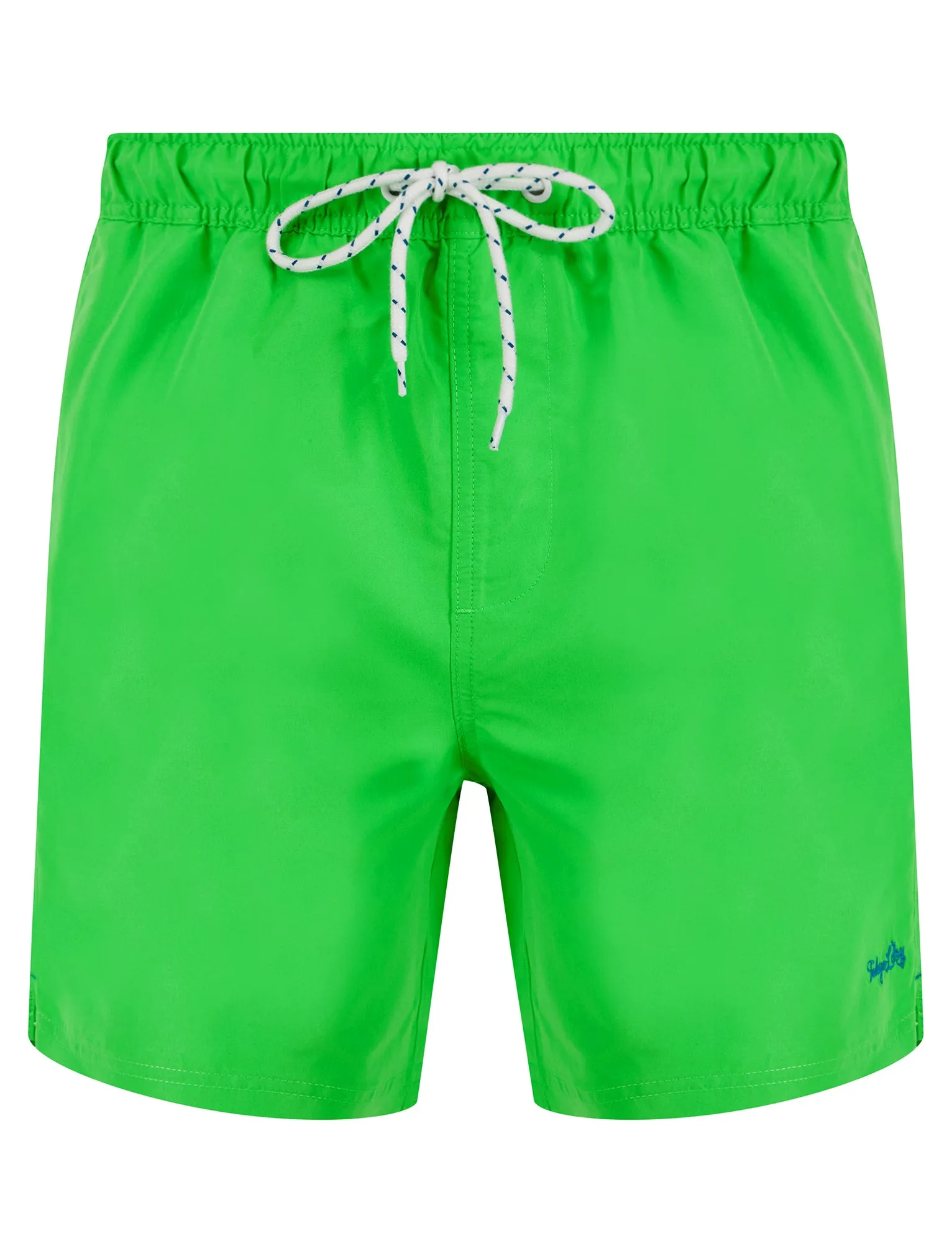 Stratum Classic (2 Pack) Swim Shorts in Poison Green / Puffin's Bill Orange - Tokyo Laundry