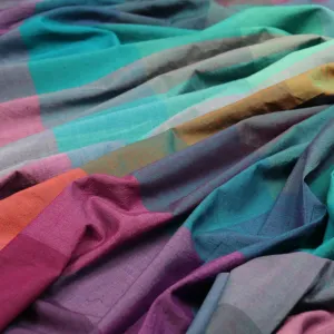 Swatch — Rainbow Check Handloom Cotton