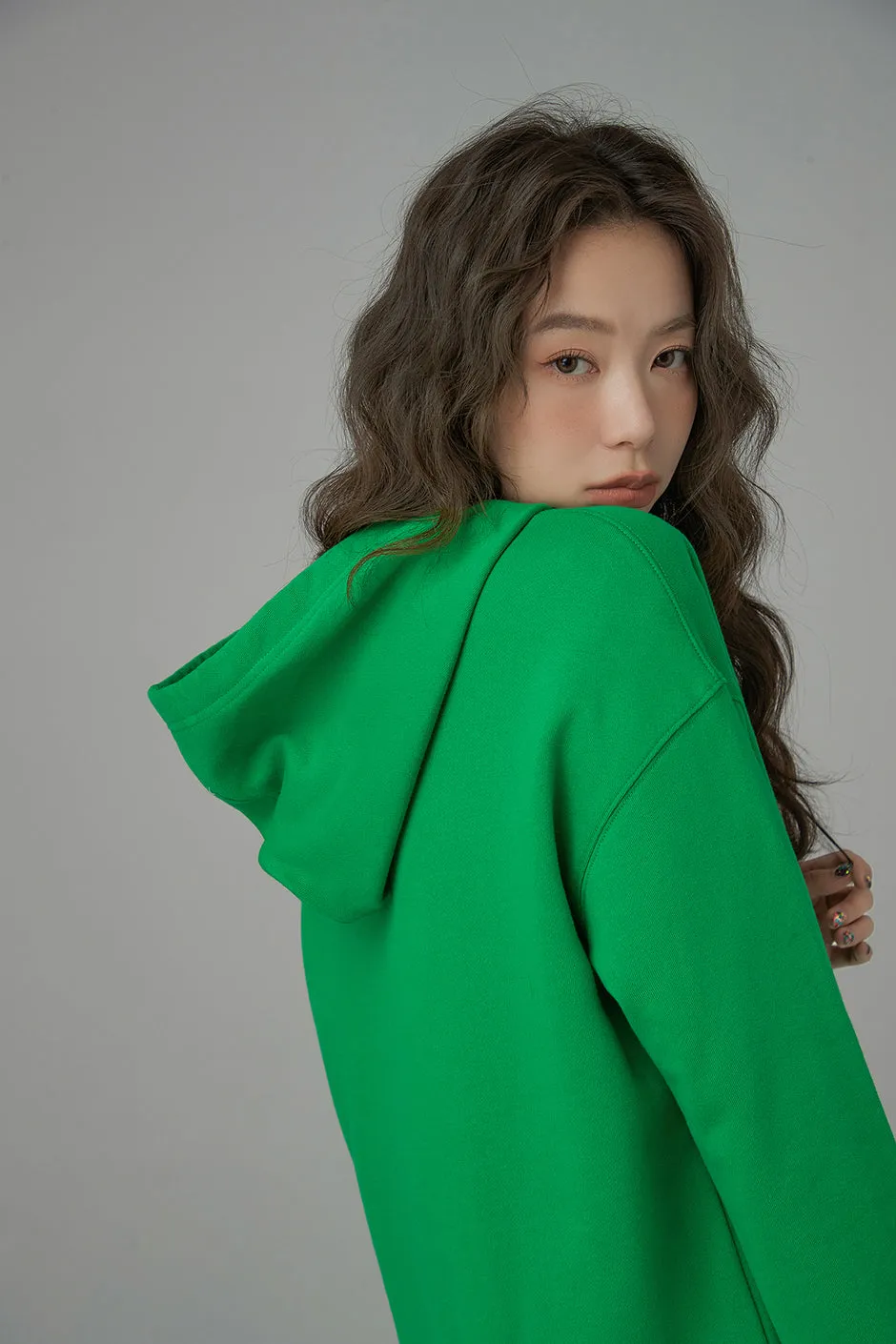 With An Open Heart Cutout Hood Dress